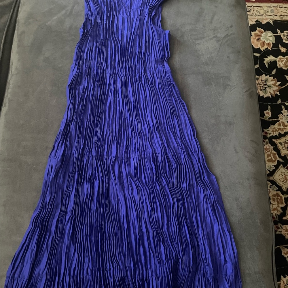Eileen Fisher Women  Sleeveless Tiered Silk dress NWT Large - Picture 5 of 7